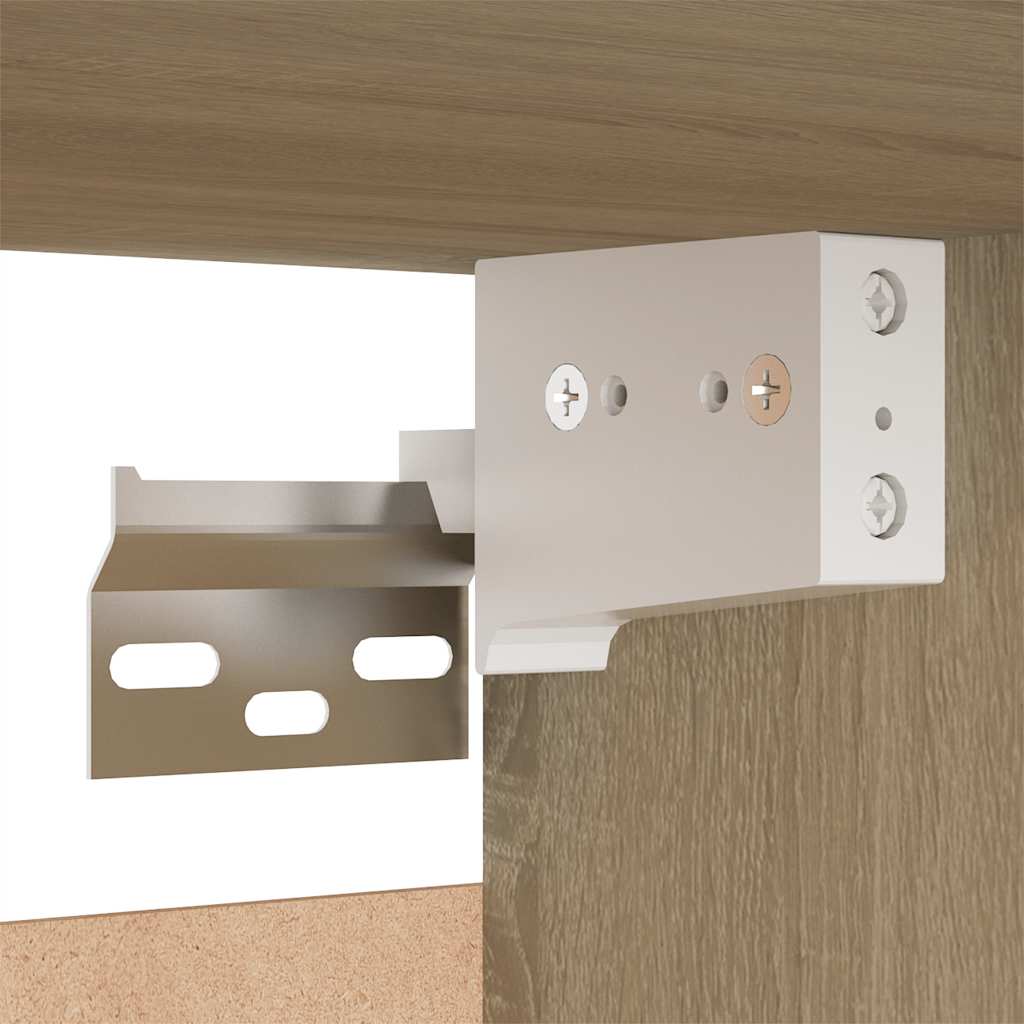 Mobili TV 2pz Rovere Sonoma 30,5x30x60 cm in Legno Multistrato