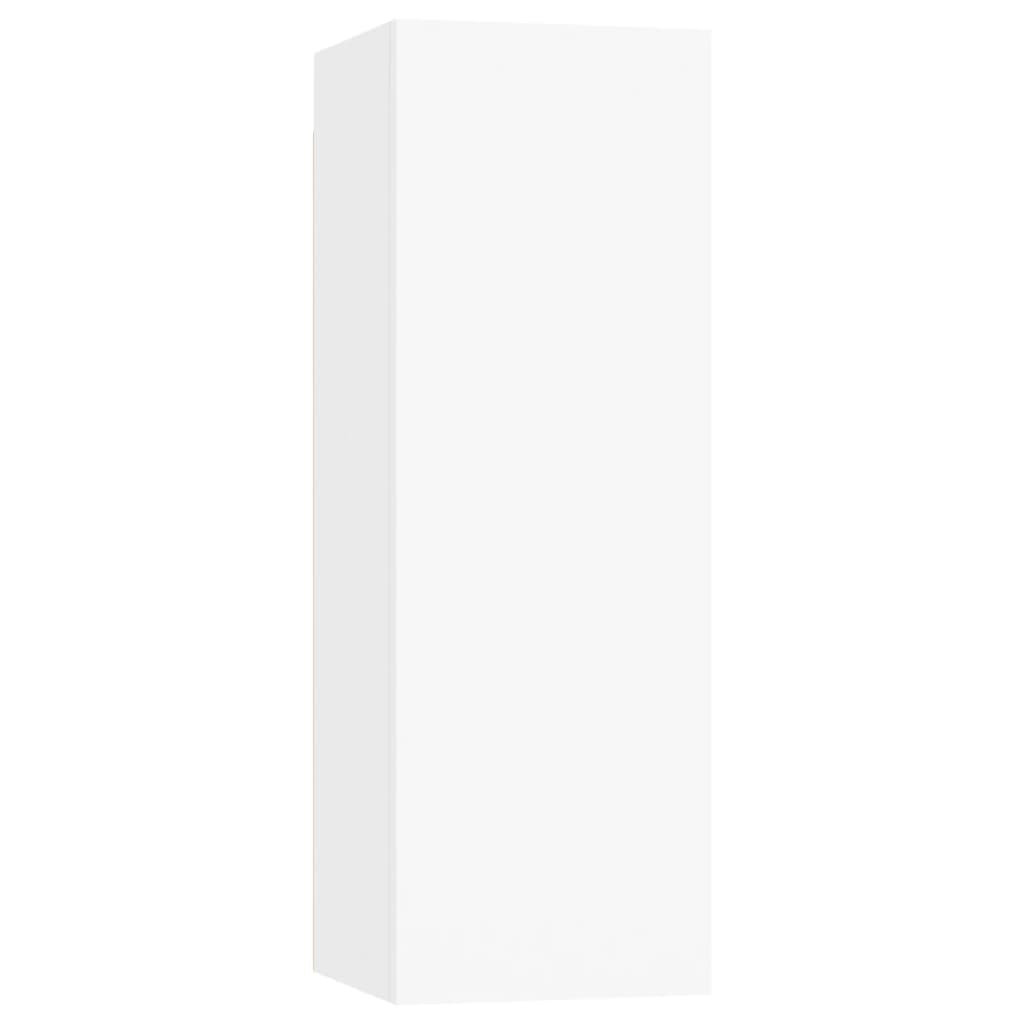 Mobile Porta TV Bianco 30,5x30x90 cm in Legno Multistrato - homemem39