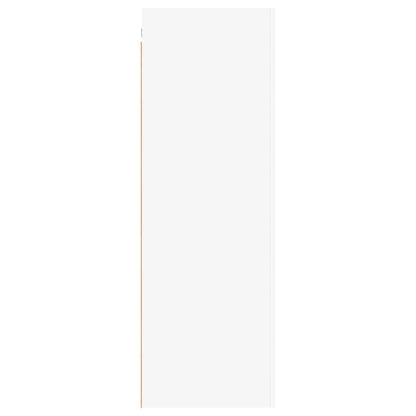 Mobili Porta TV 2pz Bianchi 30,5x30x90 cm in Legno Multistrato