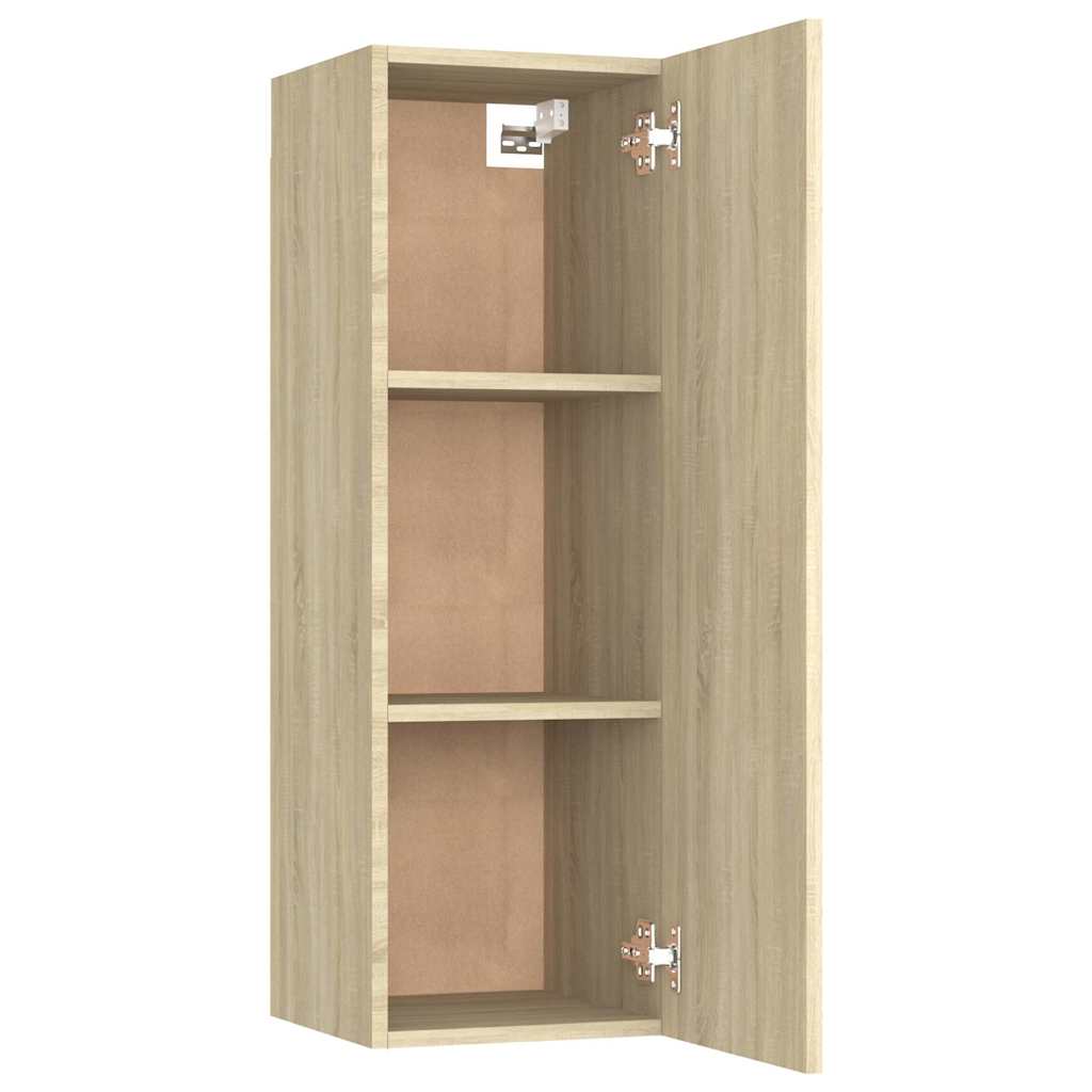 Mobili TV 2pz Rovere Sonoma 30,5x30x90 cm in Legno Multistrato