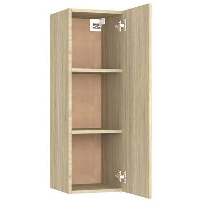 Mobili TV 2pz Rovere Sonoma 30,5x30x90 cm in Legno Multistrato