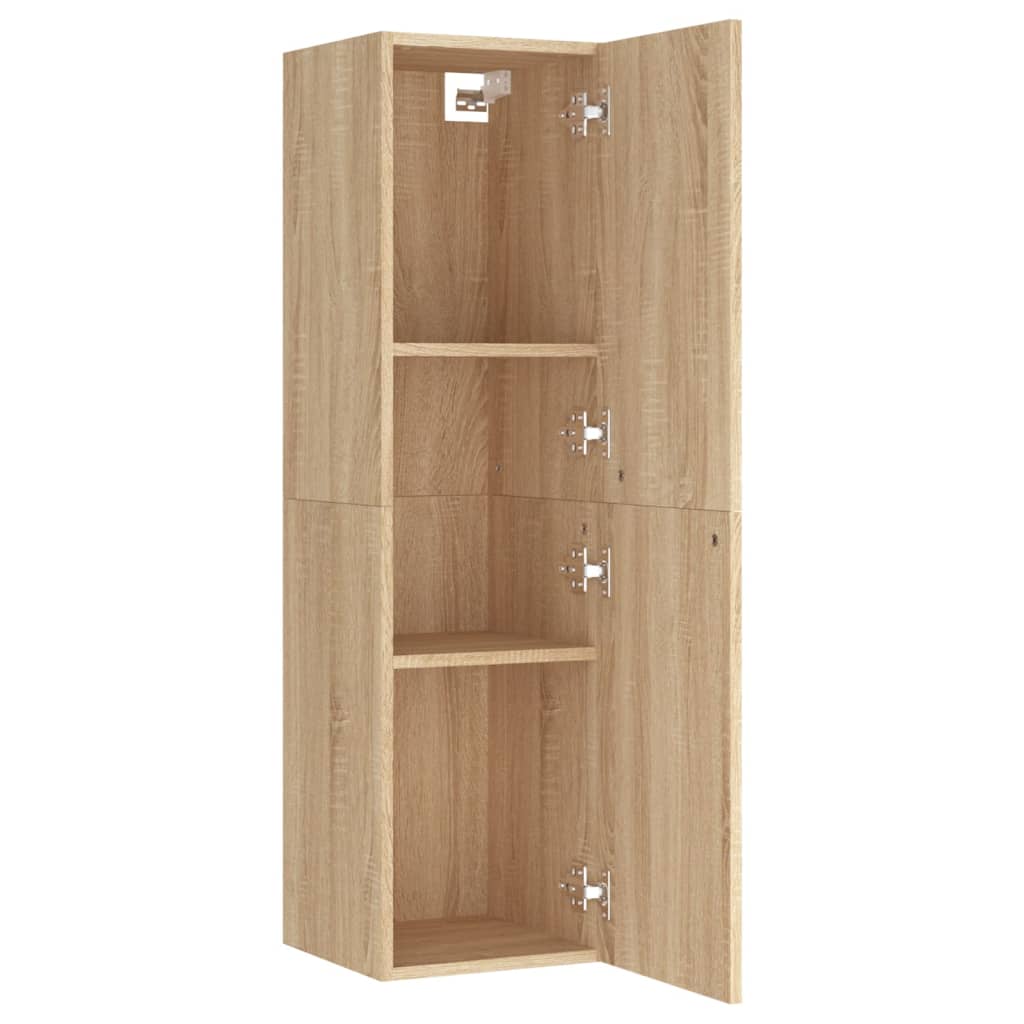 Mobile Porta TV Rovere Sonoma 30,5x30x110 cm Legno Multistrato - homemem39