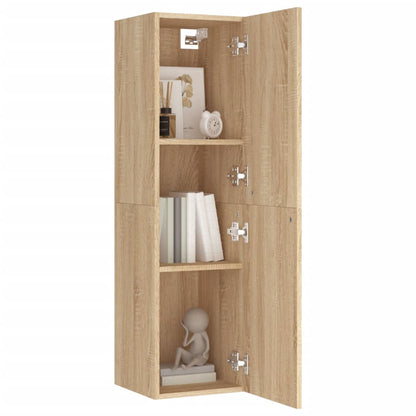 Mobile Porta TV Rovere Sonoma 30,5x30x110 cm Legno Multistrato - homemem39