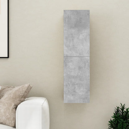 Mobile Porta TV Grigio Cemento 30,5x30x110 cm Legno Multistrato - homemem39