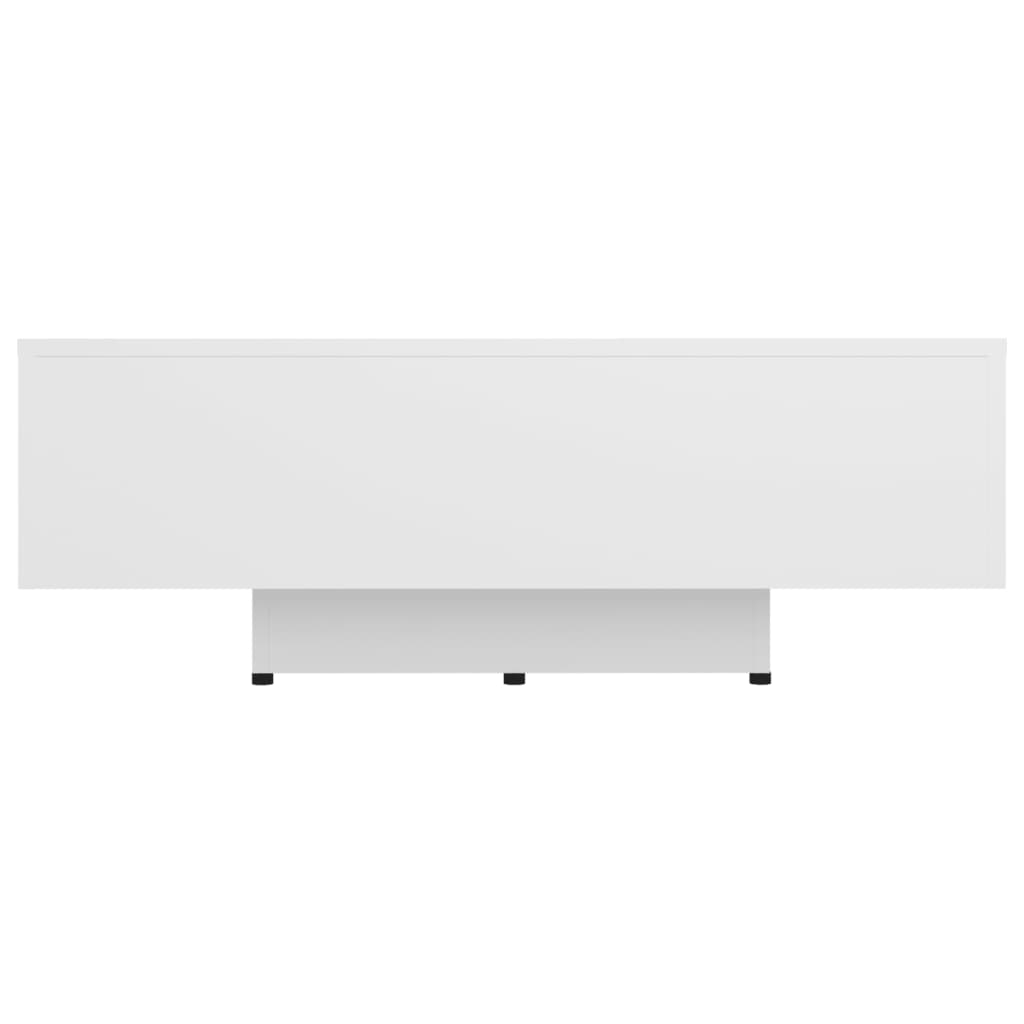 Tavolino da Salotto Bianco 85x55x31 cm in Legno Multistrato | homemem39