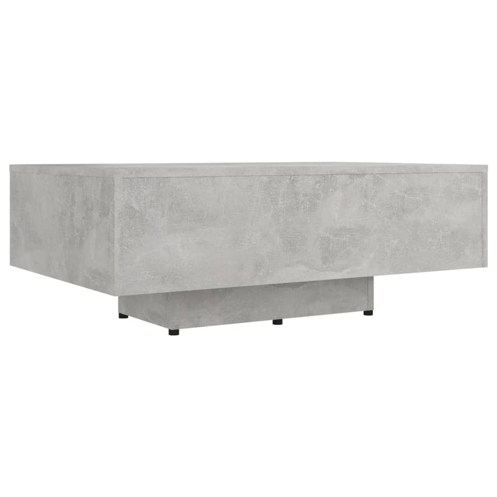 Tavolino Salotto Grigio Cemento 85x55x31 cm Legno Multistrato | homemem39