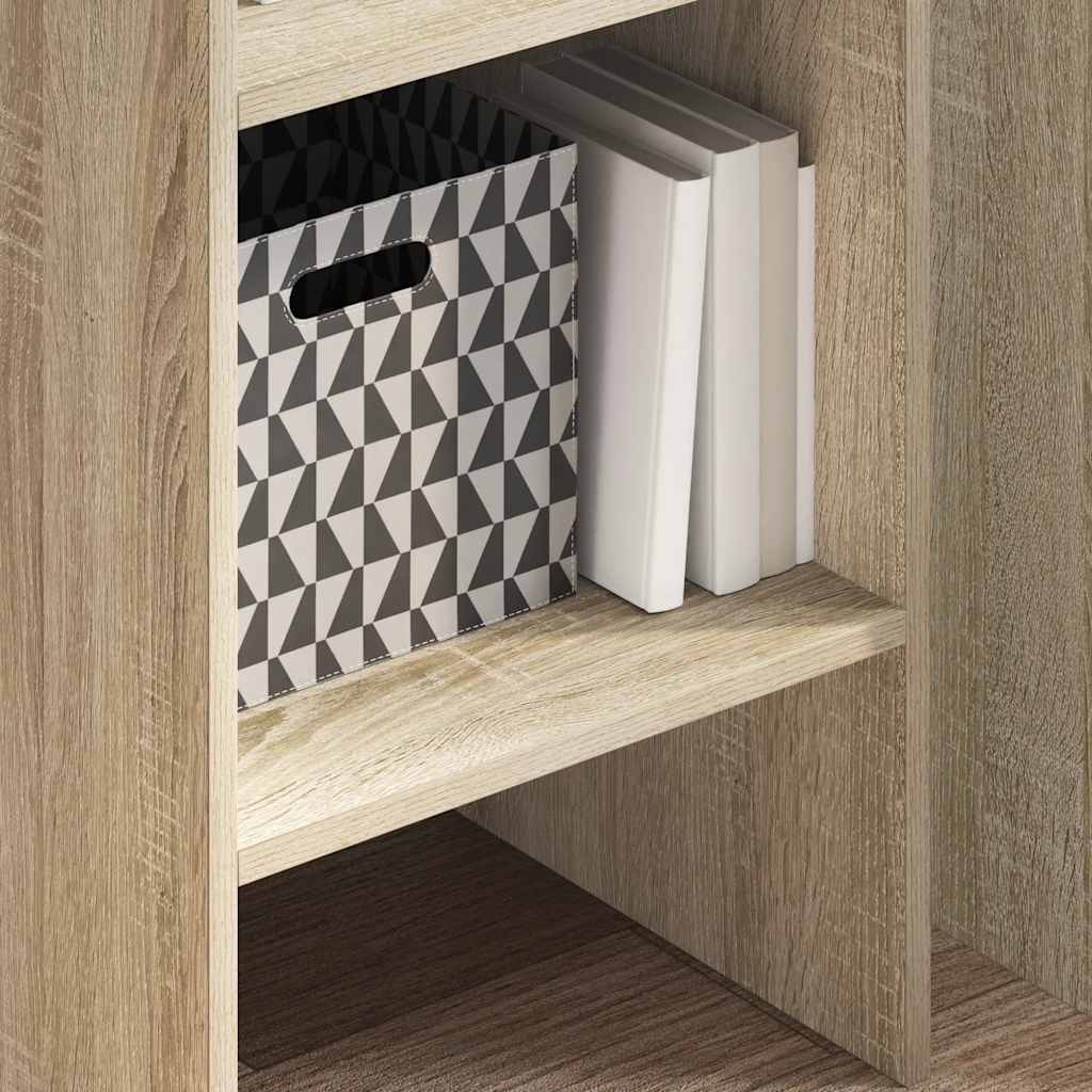Libreria Rovere Sonoma 40x35x180 cm in Legno Multistrato | homemem39