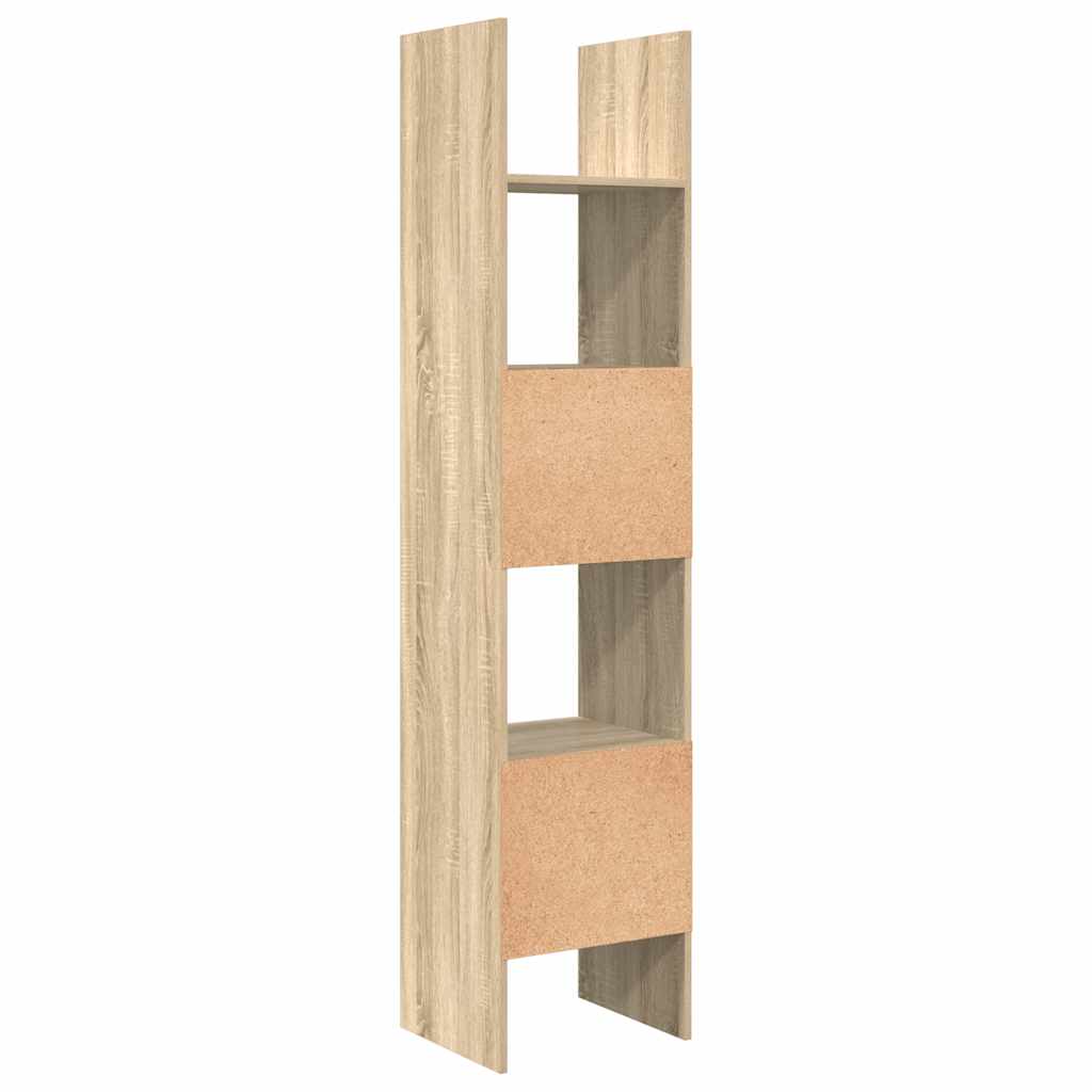 Libreria Rovere Sonoma 40x35x180 cm in Legno Multistrato | homemem39