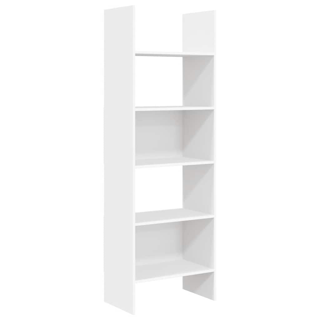 Libreria Bianca 60x35x180 cm in Legno Multistrato | homemem39
