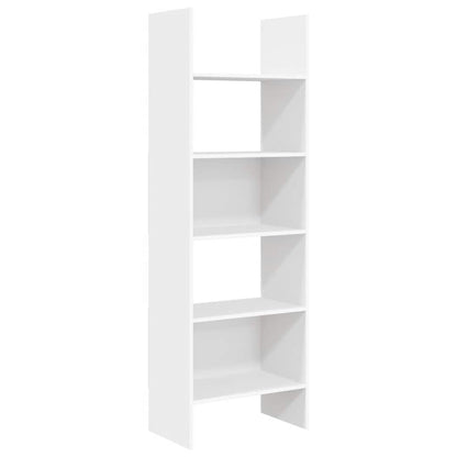Libreria Bianca 60x35x180 cm in Legno Multistrato | homemem39