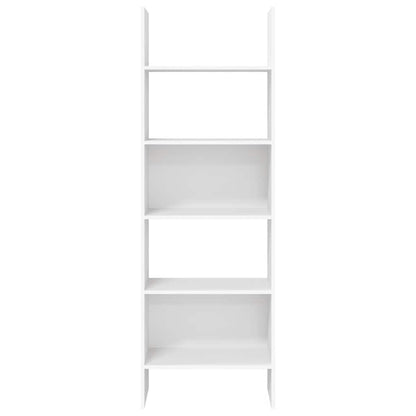 Libreria Bianca 60x35x180 cm in Legno Multistrato | homemem39