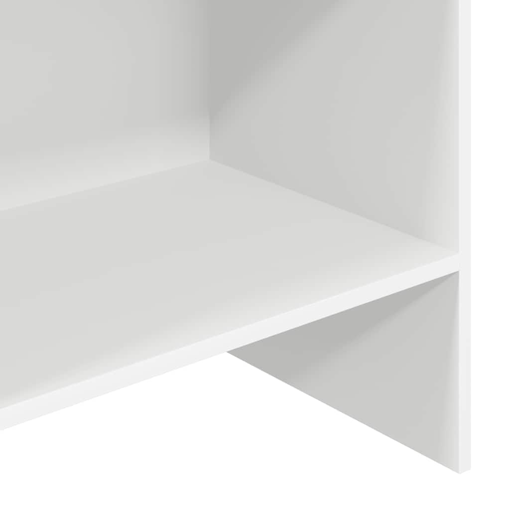Libreria Bianca 60x35x180 cm in Legno Multistrato | homemem39