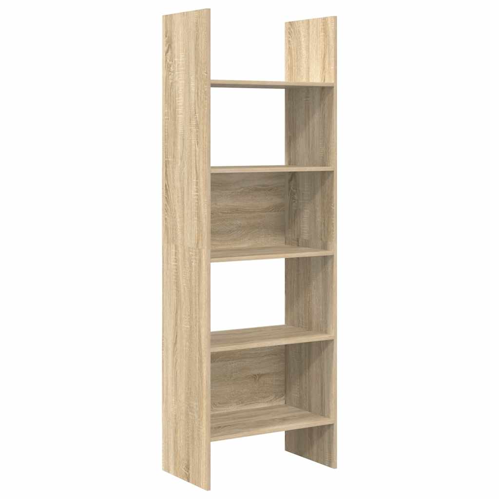 Libreria Rovere Sonoma 60x35x180 cm in Legno Multistrato | homemem39
