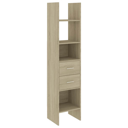 Libreria Rovere Sonoma 40x35x180 cm in Legno Multistrato | homemem39