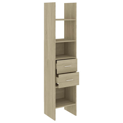 Libreria Rovere Sonoma 40x35x180 cm in Legno Multistrato | homemem39