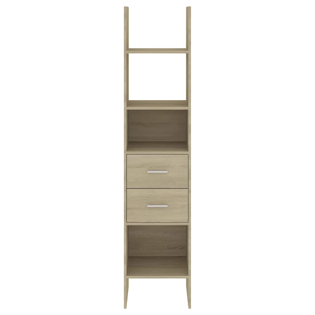 Libreria Rovere Sonoma 40x35x180 cm in Legno Multistrato