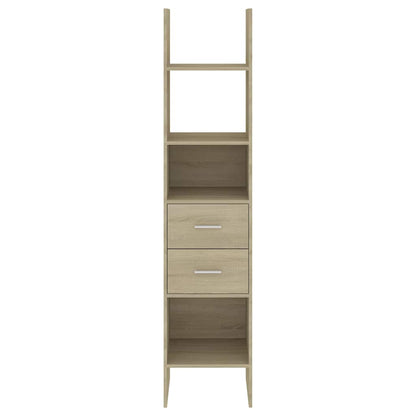 Libreria Rovere Sonoma 40x35x180 cm in Legno Multistrato