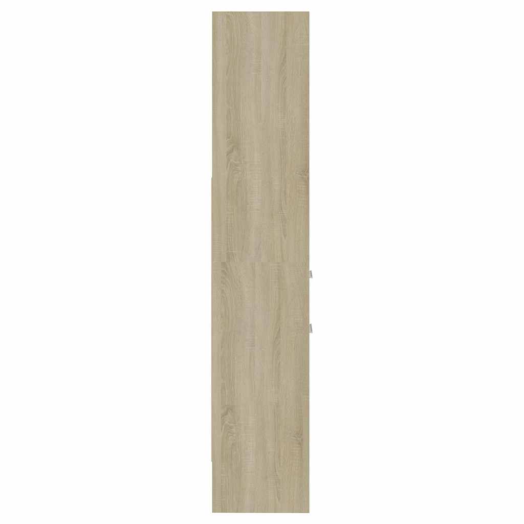 Libreria Rovere Sonoma 40x35x180 cm in Legno Multistrato