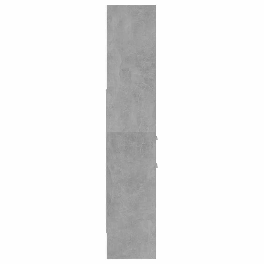 Libreria Grigio Cemento 40x35x180 cm in Legno Multistrato | homemem39