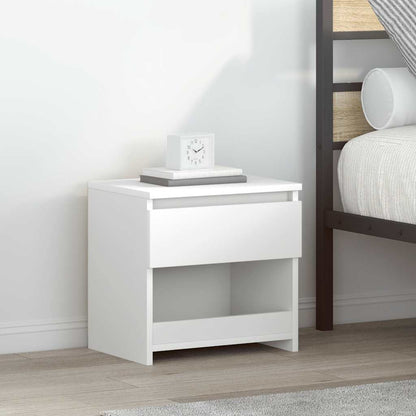 Comodini 2 pz Bianco 40x30x39 cm in Legno Ingegnerizzato - homemem39