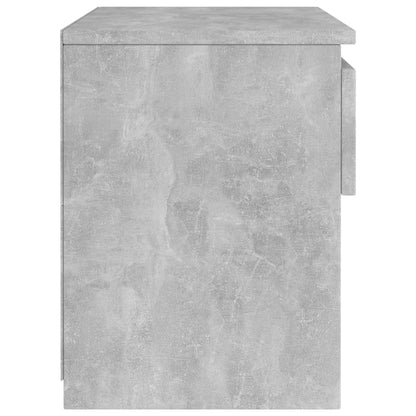 Comodini 2pz Grigio Cemento 40x30x39 cm in Legno Multistrato - homemem39