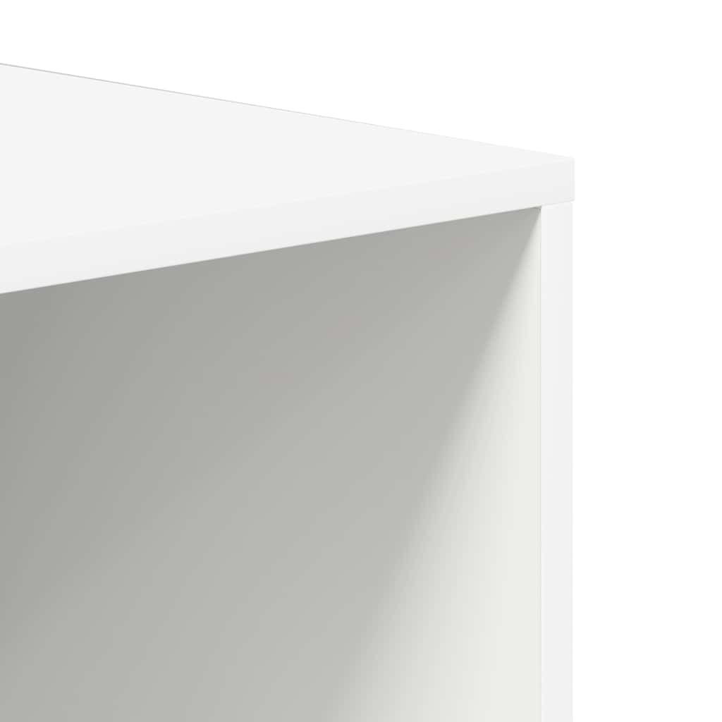 Scarpiera con Panchina Bianca 105x35x35 cm in Legno Multistrato