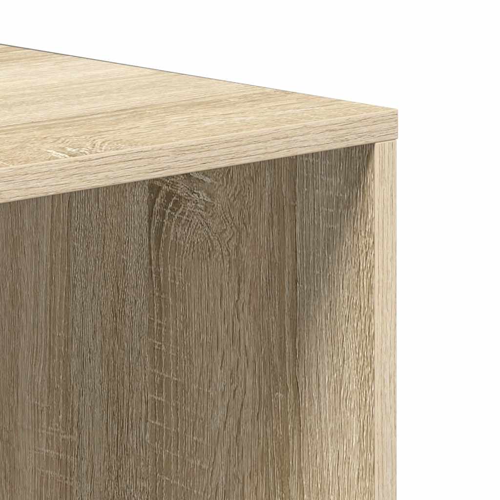 Panca Porta Scarpe Rovere Sonoma 105x35x35 cm Legno Multistrato | homemem39
