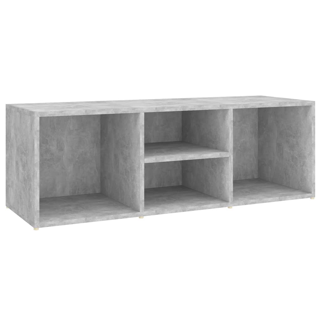 Panca Porta Scarpe Grigio Cemento 105x35x35cm Legno Multistrato - homemem39