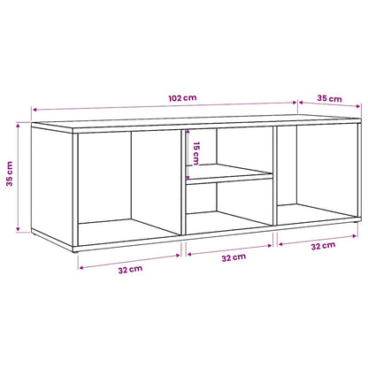 Panca Porta Scarpe 102x35x35cm legno multistrato