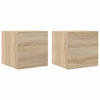 Mobili Porta TV a Parete 2pz 30,5x30x30 cm