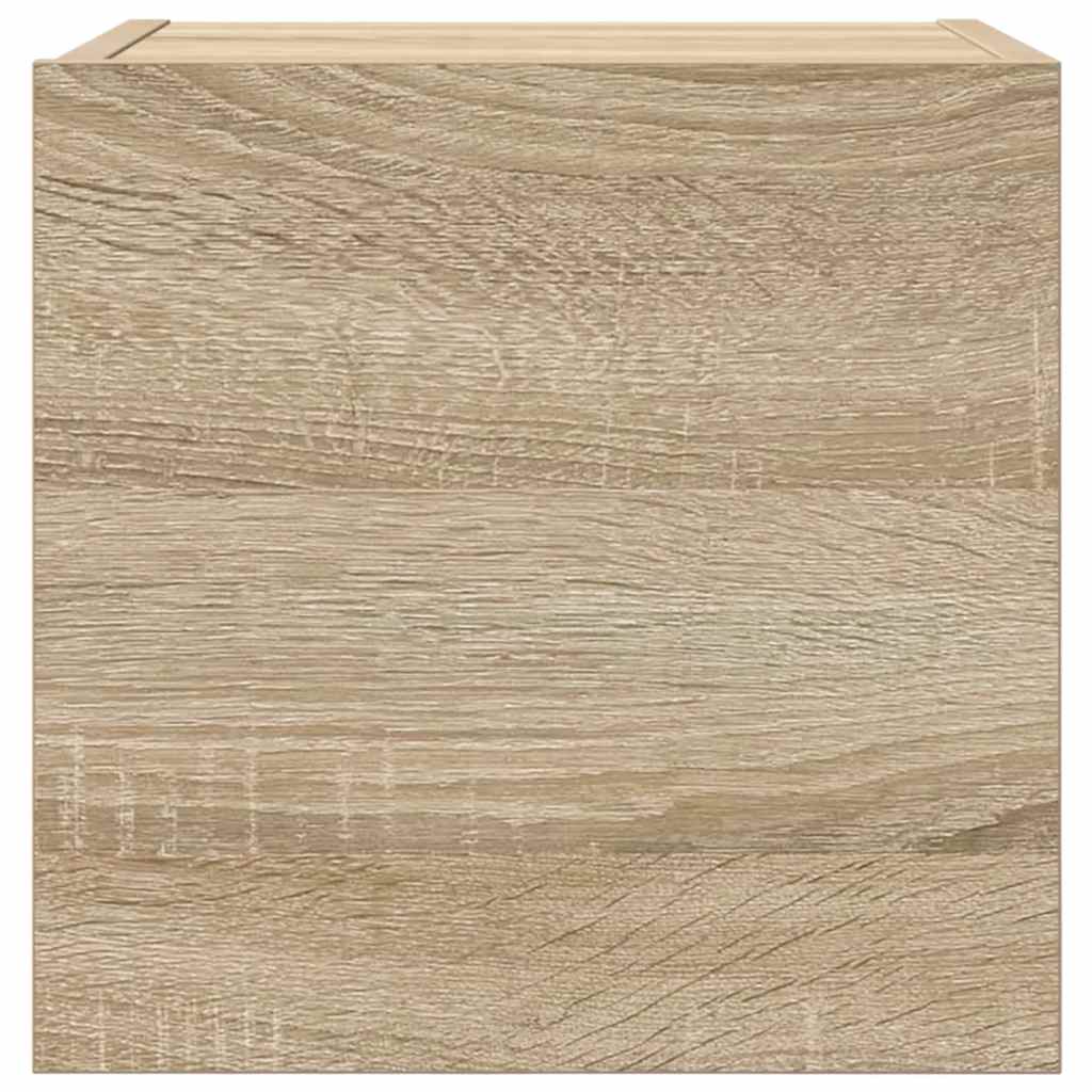 Mobili Porta TV a Parete 2pz Rovere Sonoma 30,5x30x30 cm - homemem39