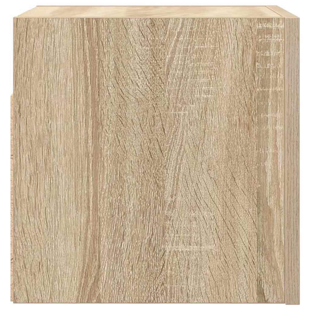Mobili Porta TV a Parete 2pz Rovere Sonoma 30,5x30x30 cm - homemem39