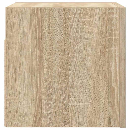 Mobili Porta TV a Parete 2pz Rovere Sonoma 30,5x30x30 cm - homemem39