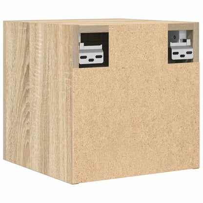 Mobili Porta TV a Parete 2pz Rovere Sonoma 30,5x30x30 cm - homemem39