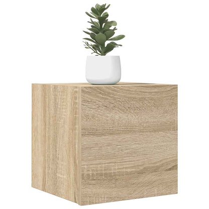 Mobili Porta TV a Parete 2pz Rovere Sonoma 30,5x30x30 cm - homemem39