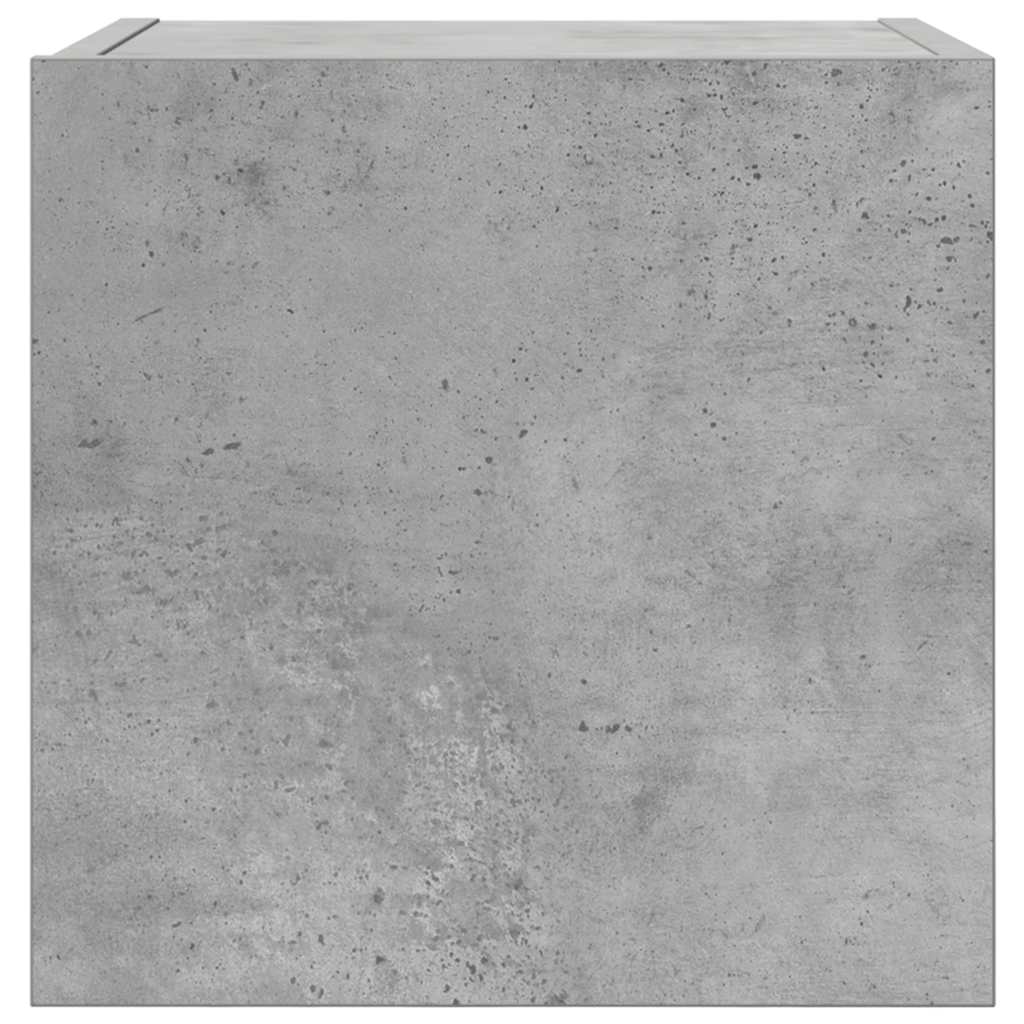 Mobili Porta TV a Parete 2pz Grigio Cemento 30,5x30x30 cm - homemem39