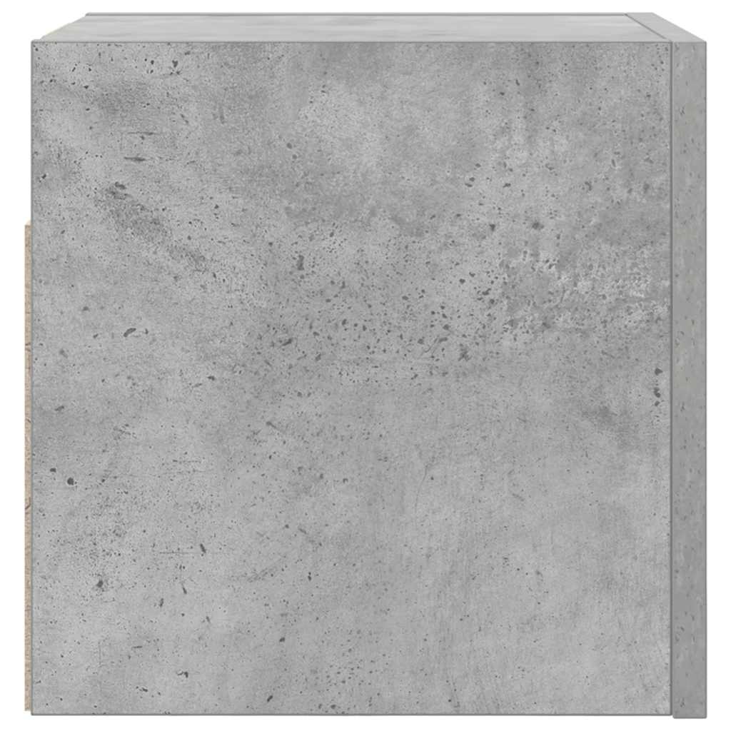 Mobili Porta TV a Parete 2pz Grigio Cemento 30,5x30x30 cm - homemem39
