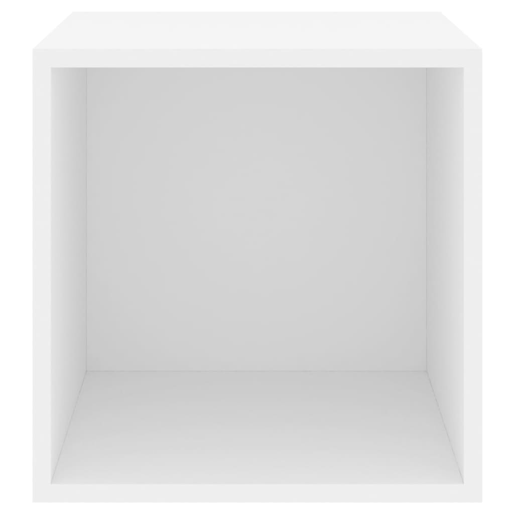 Mobili a Muro 2pz Bianchi 37x37x37 cm in Legno Multistrato | homemem39