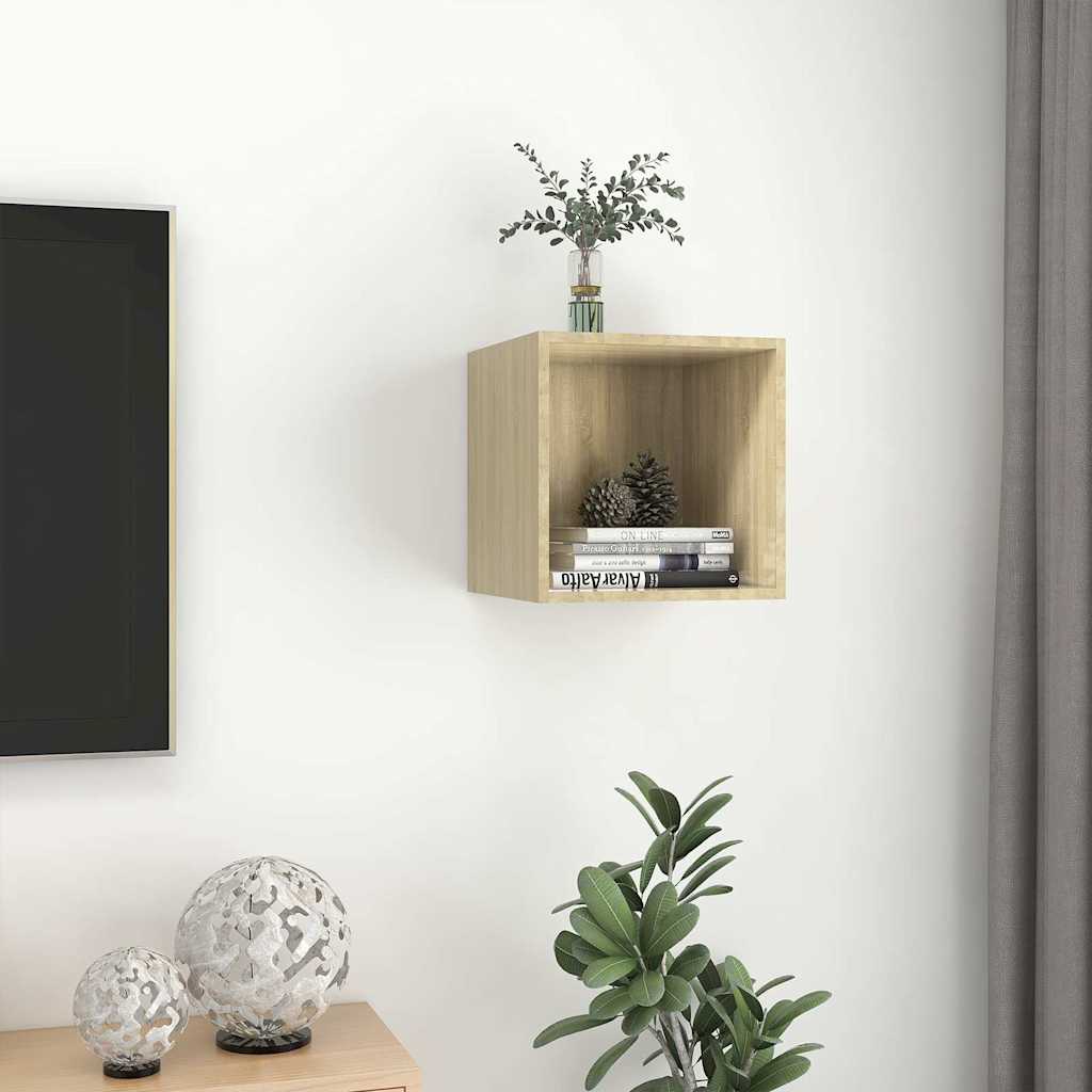 Mobile a Muro Rovere Sonoma 37x37x37 cm in Legno Multistrato