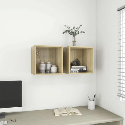 Mobile a Muro Rovere Sonoma 37x37x37 cm in Legno Multistrato