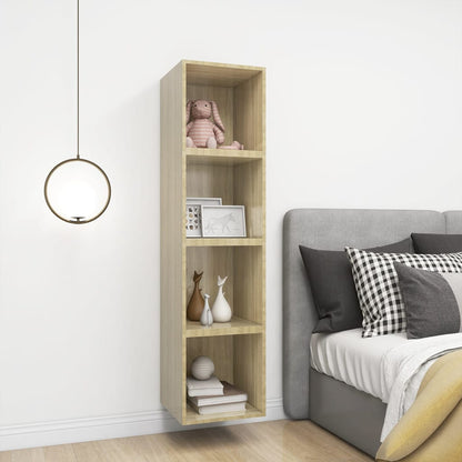 Mobile a Muro Rovere Sonoma 37x37x37 cm in Legno Multistrato | homemem39