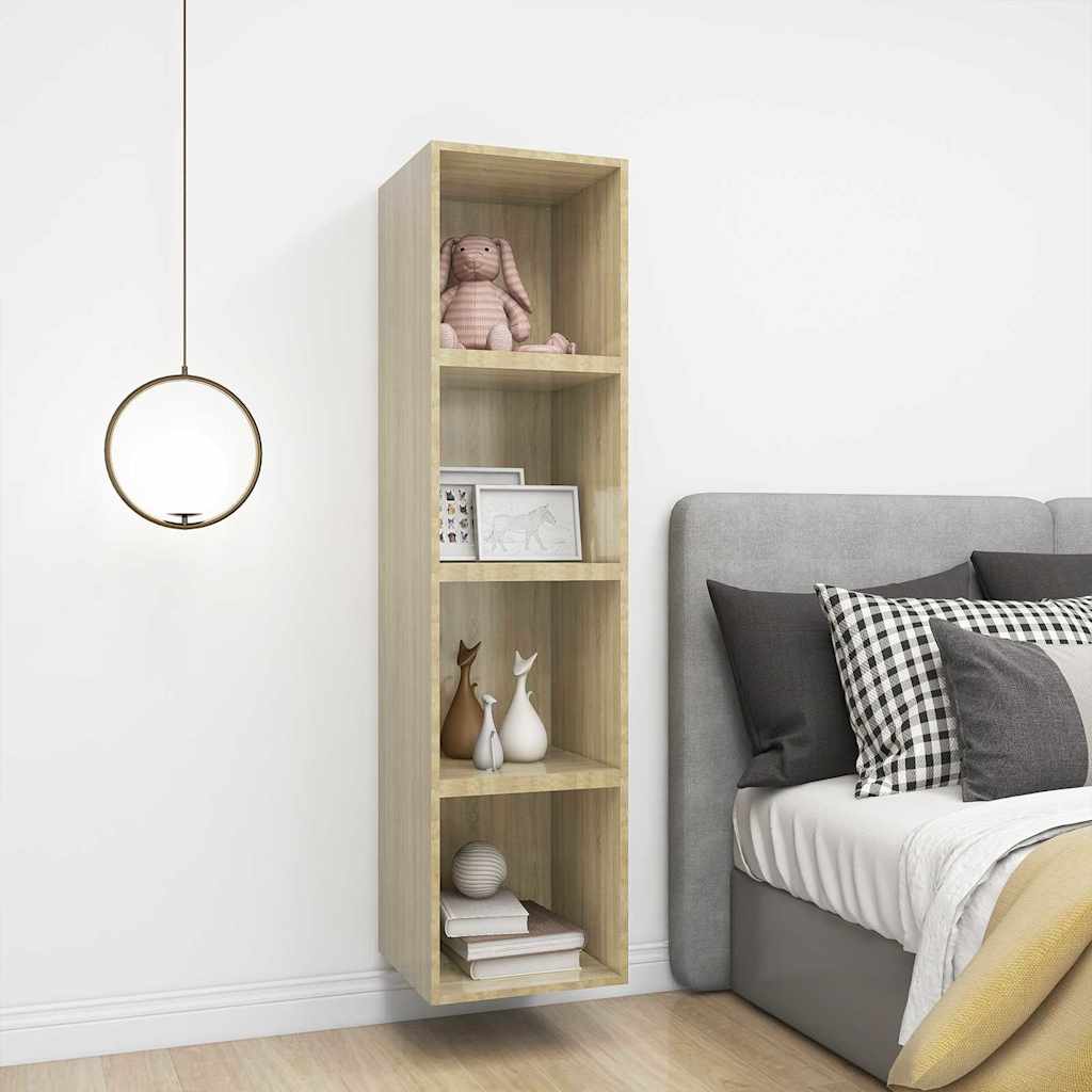 Mobile a Muro Rovere Sonoma 37x37x37 cm in Legno Multistrato