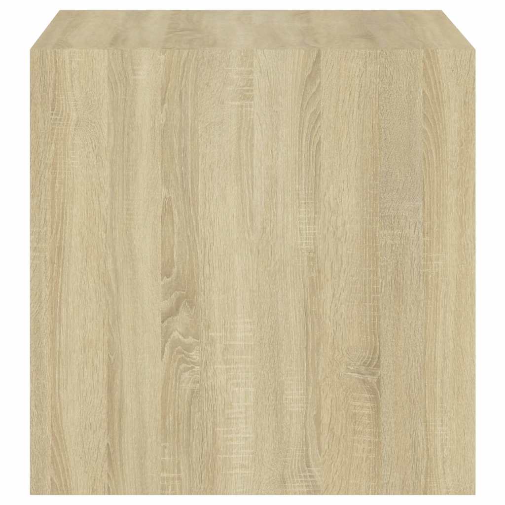 Mobili a Muro 2pz Rovere Sonoma 37x37x37 cm Legno Multistrato