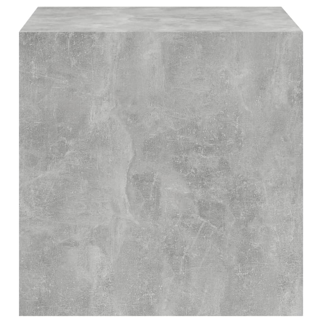 Mobili a Muro 2pz Grigio Cemento 37x37x37 cm Legno Multistrato | homemem39