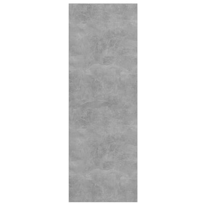 Mobile TV a Parete Grigio Cemento 37x37x107cm Legno Multistrato - homemem39