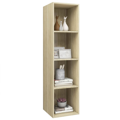 Mobile TV Parete Rovere Sonoma 37x37x142,5cm Legno Multistrato - homemem39
