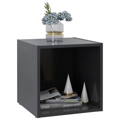 Mobili Porta TV 4 pz Grigi 37x35x37 cm in Legno Multistrato - homemem39
