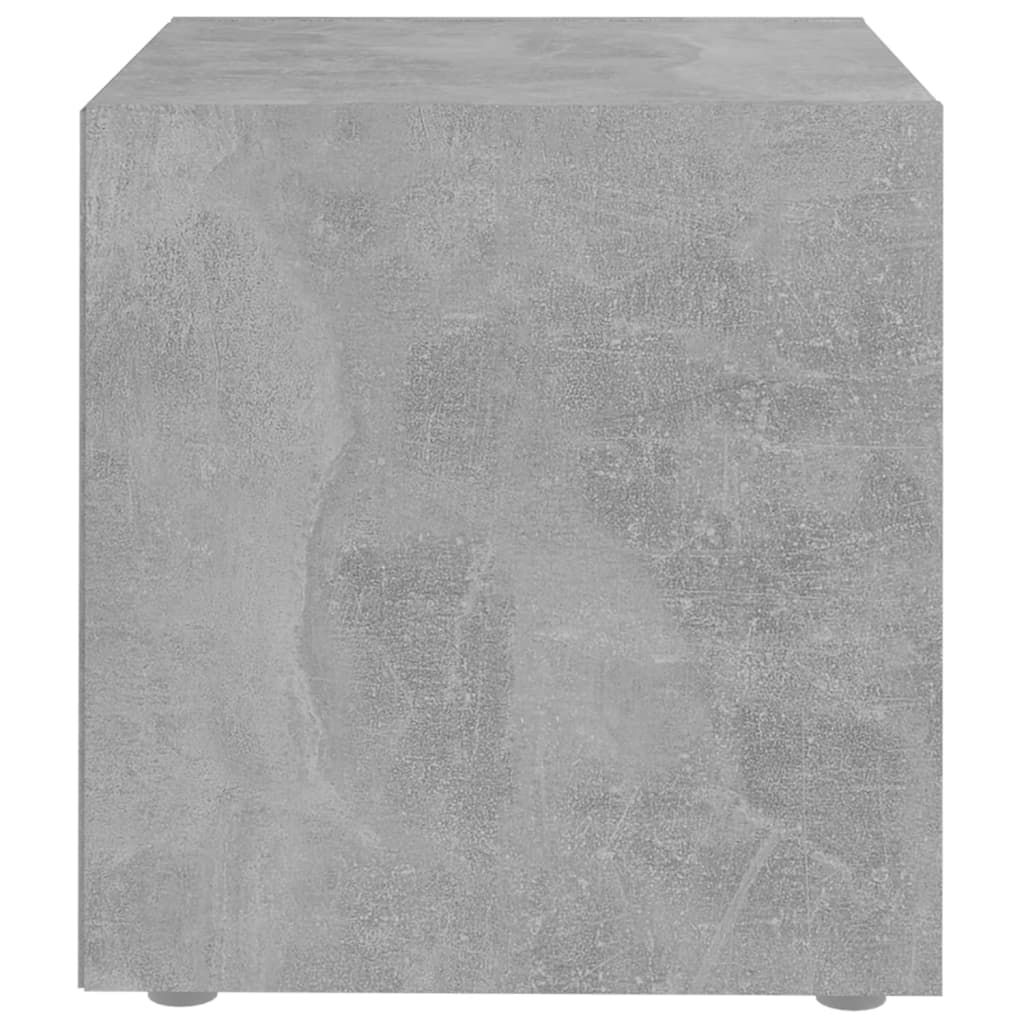Mobili Porta TV 4pz Grigio Cemento 37x35x37cm Legno Multistrato - homemem39