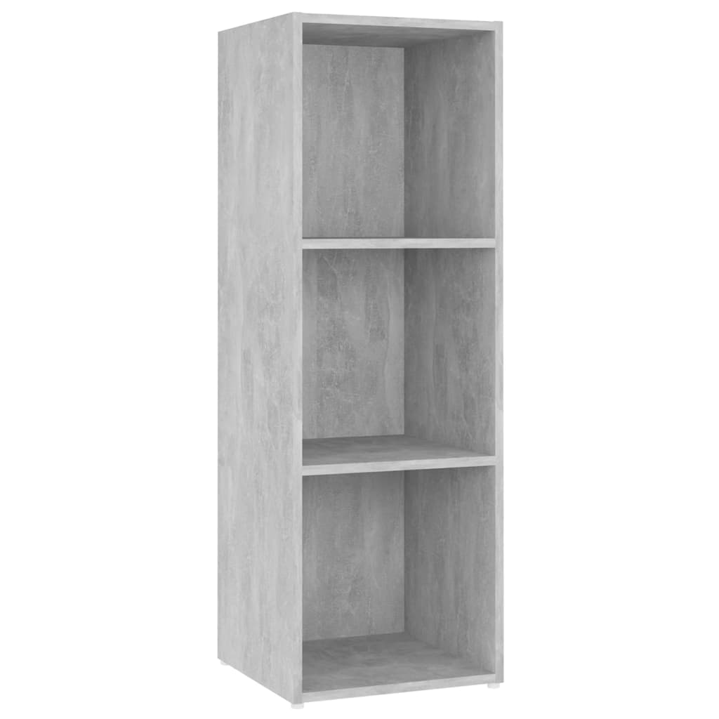 Mobile Porta TV Grigio Cemento 107x35x37 cm Legno Multistrato - homemem39