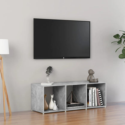 Mobile Porta TV Grigio Cemento 107x35x37 cm Legno Multistrato - homemem39